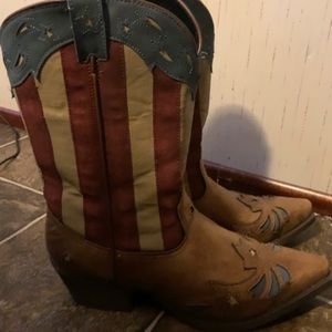 American Flag cowboy Boots